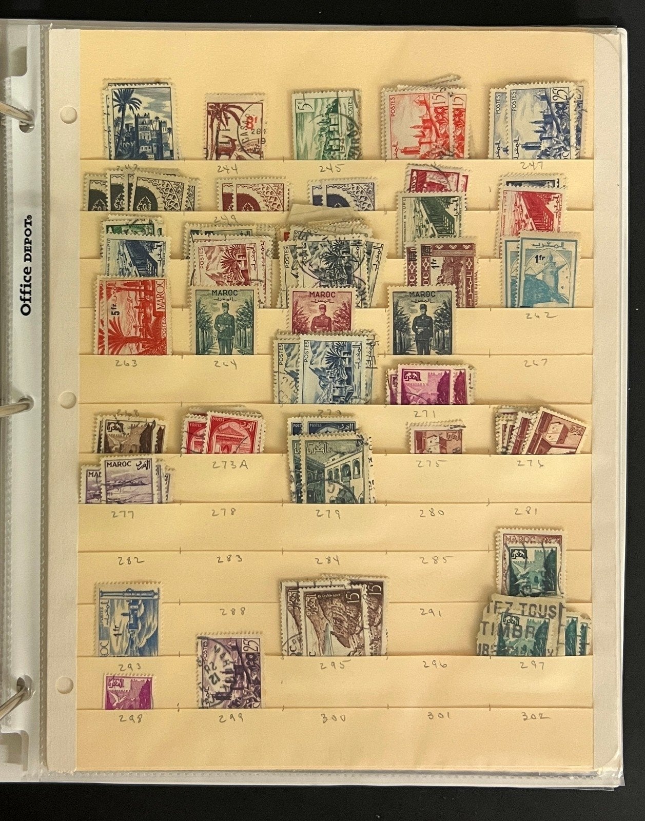 World Wide Overprinted Stamps Collection Album Over 75 Stockpages  ZAYIX