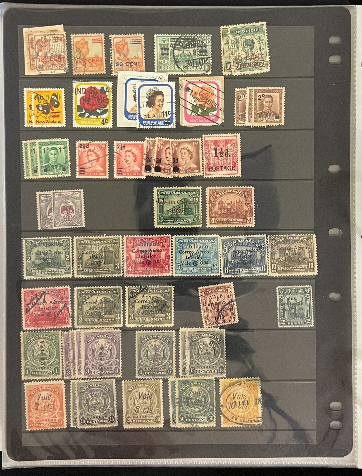 World Wide Overprinted Stamps Collection Album Over 75 Stockpages  ZAYIX