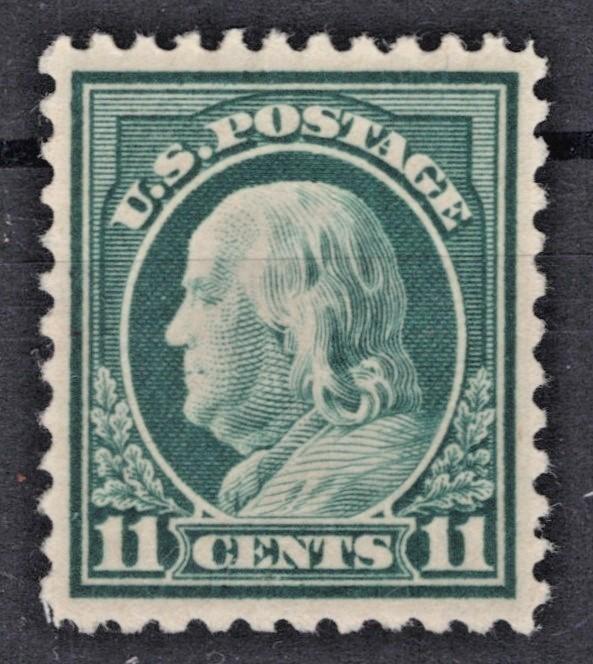 US 1917 11c Franklin 511 Extra Fine Flat Plate Printing Perf 11 MNH ZAYIX