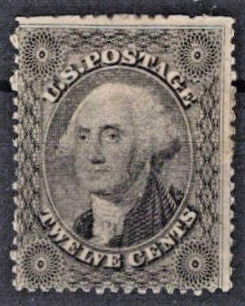 US 1857 12c Washington Scott# 36 Fine Type I MH ZAYIX