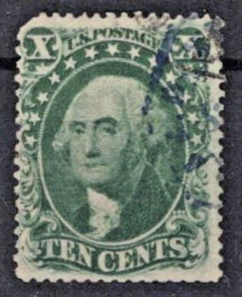 US 1857 10c Washington Scott# 33 FVF Type III Used ZAYIX