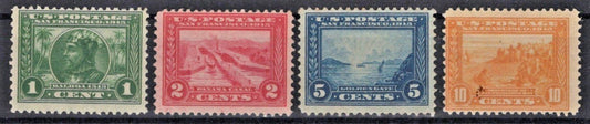 US 1913 Panama-Pacific Exposition Issue, Perf 12, Scott# 397-400 FVF MH ZAYIX