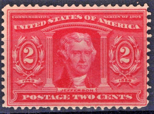 US 1904 2c Louisiana Purchase Exposition Scott# 324 Fine MNH Jefferson ZAYIX