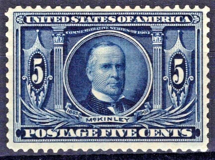 US 1904 5c Louisiana Purchase Exposition Scott# 326 F-VF MNH McKinley ZAYIX