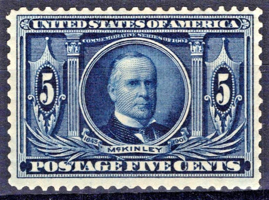 US 1904 5c Louisiana Purchase Exposition Scott# 326 F-VF MNH McKinley ZAYIX