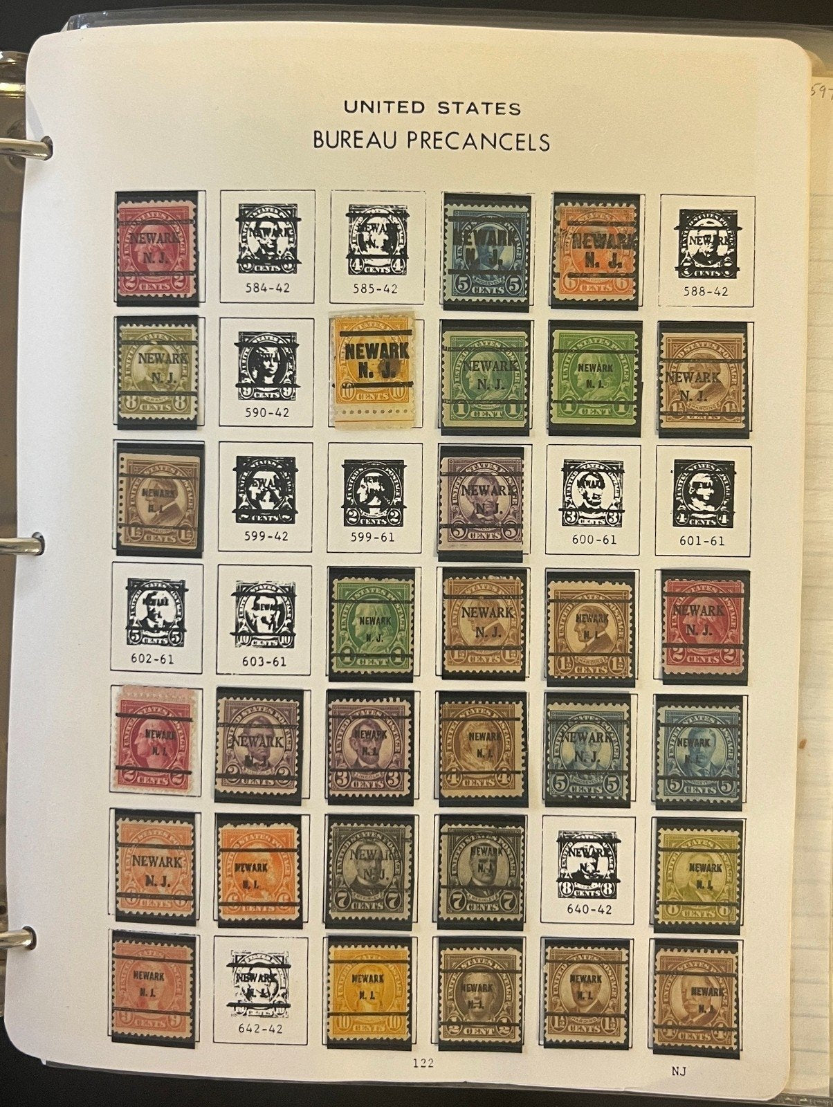 United States Bureau Pre Cancels Stamp Collection Album Mint & Used ZAYIX