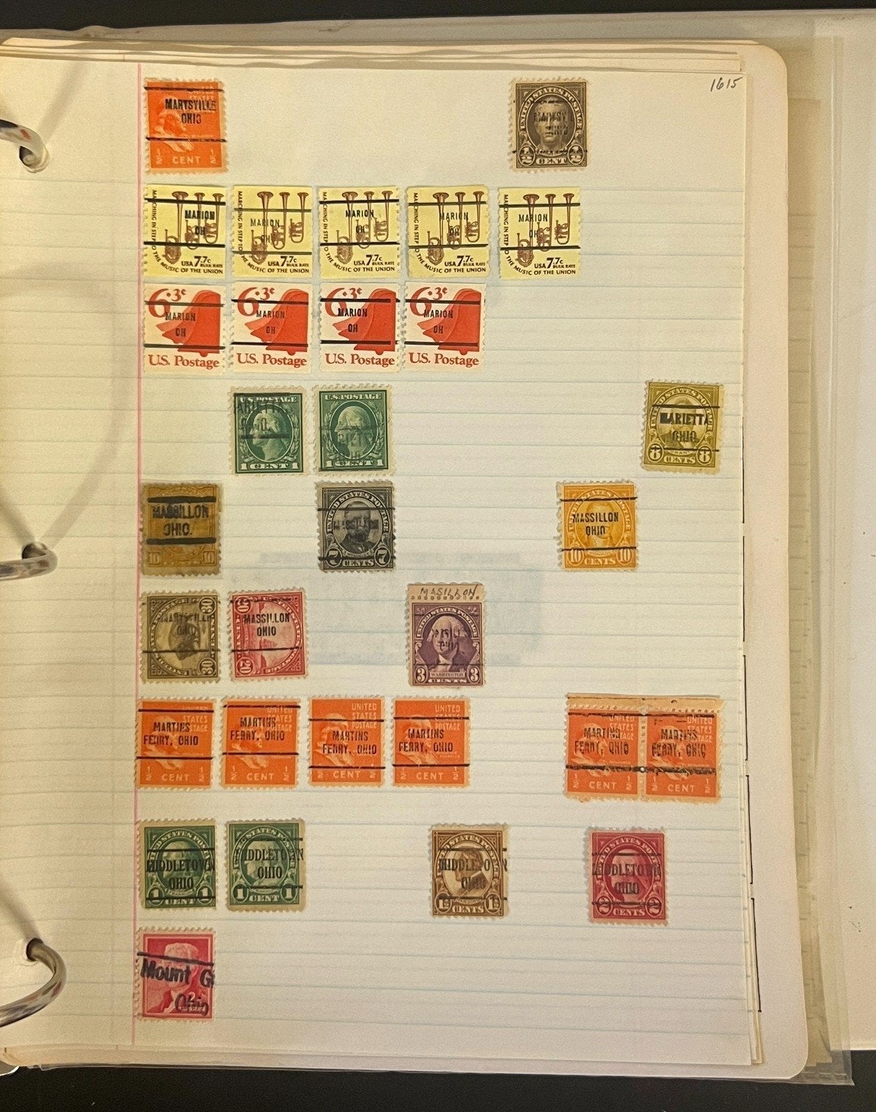 United States Bureau Pre Cancels Stamp Collection Album Mint & Used ZAYIX