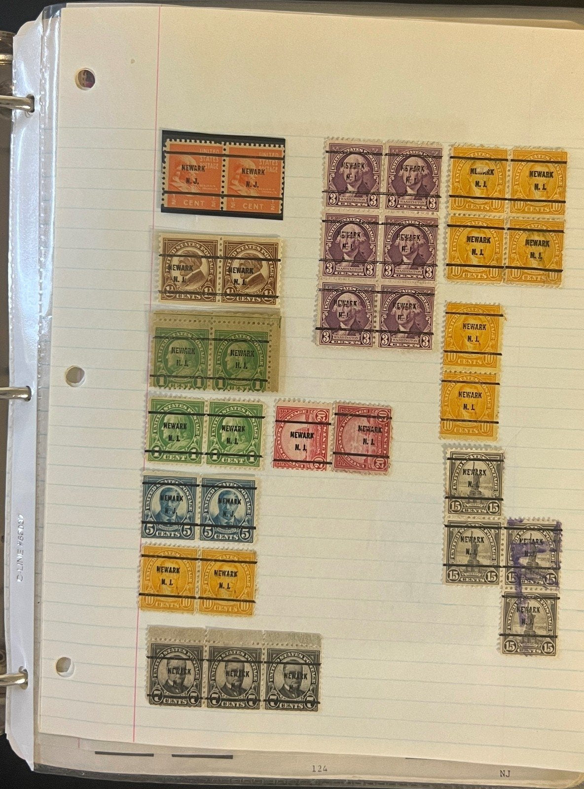 United States Bureau Pre Cancels Stamp Collection Album Mint & Used ZAYIX