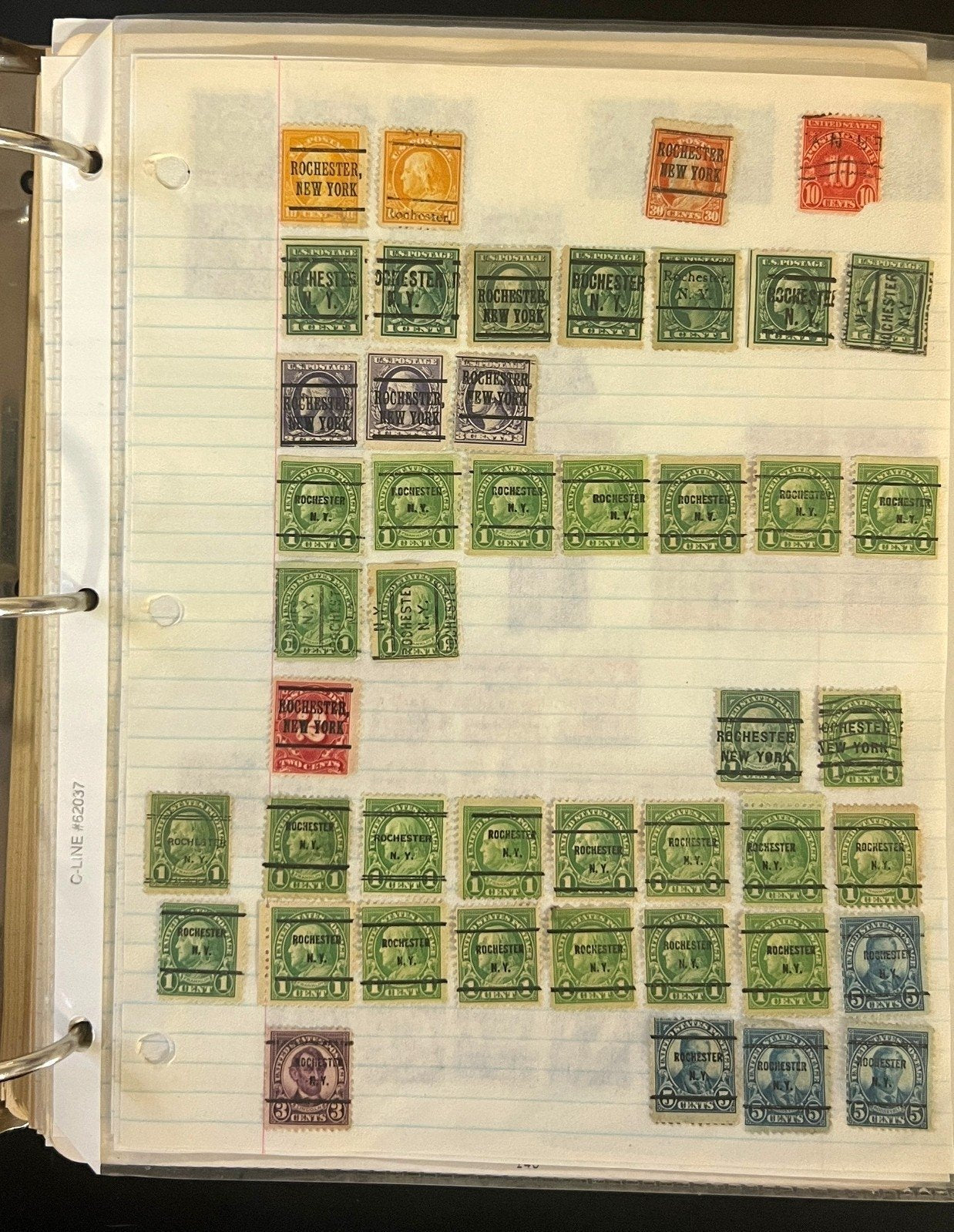 United States Bureau Pre Cancels Stamp Collection Album Mint & Used ZAYIX