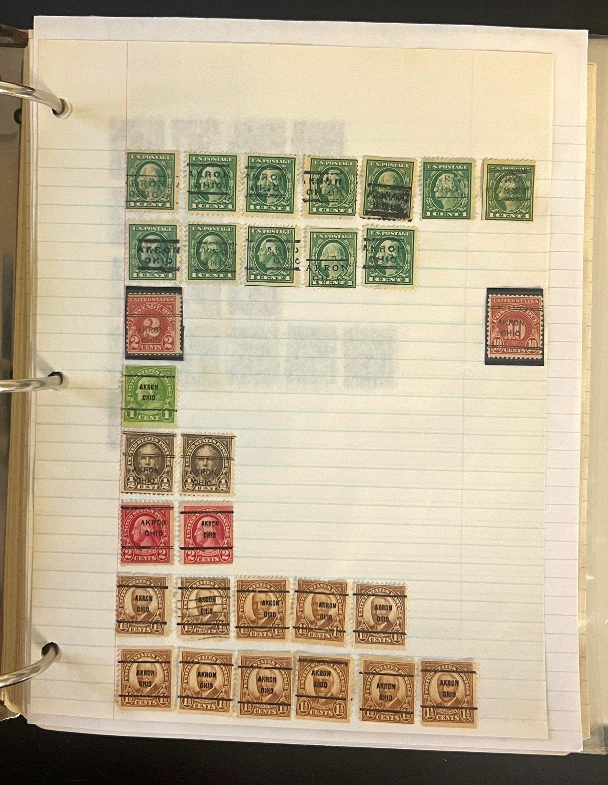 United States Bureau Pre Cancels Stamp Collection Album Mint & Used ZAYIX