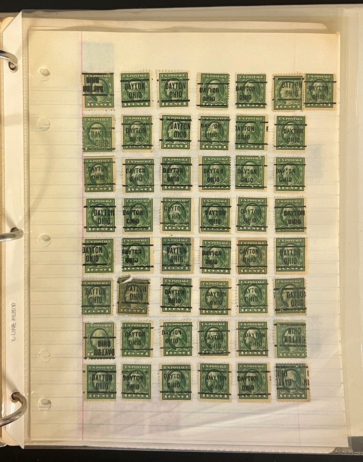 United States Bureau Pre Cancels Stamp Collection Album Mint & Used ZAYIX