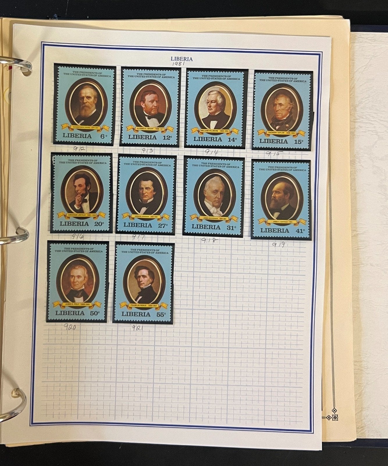 H to L Countries Stamp Collection Album Mint & Used ZAYIX