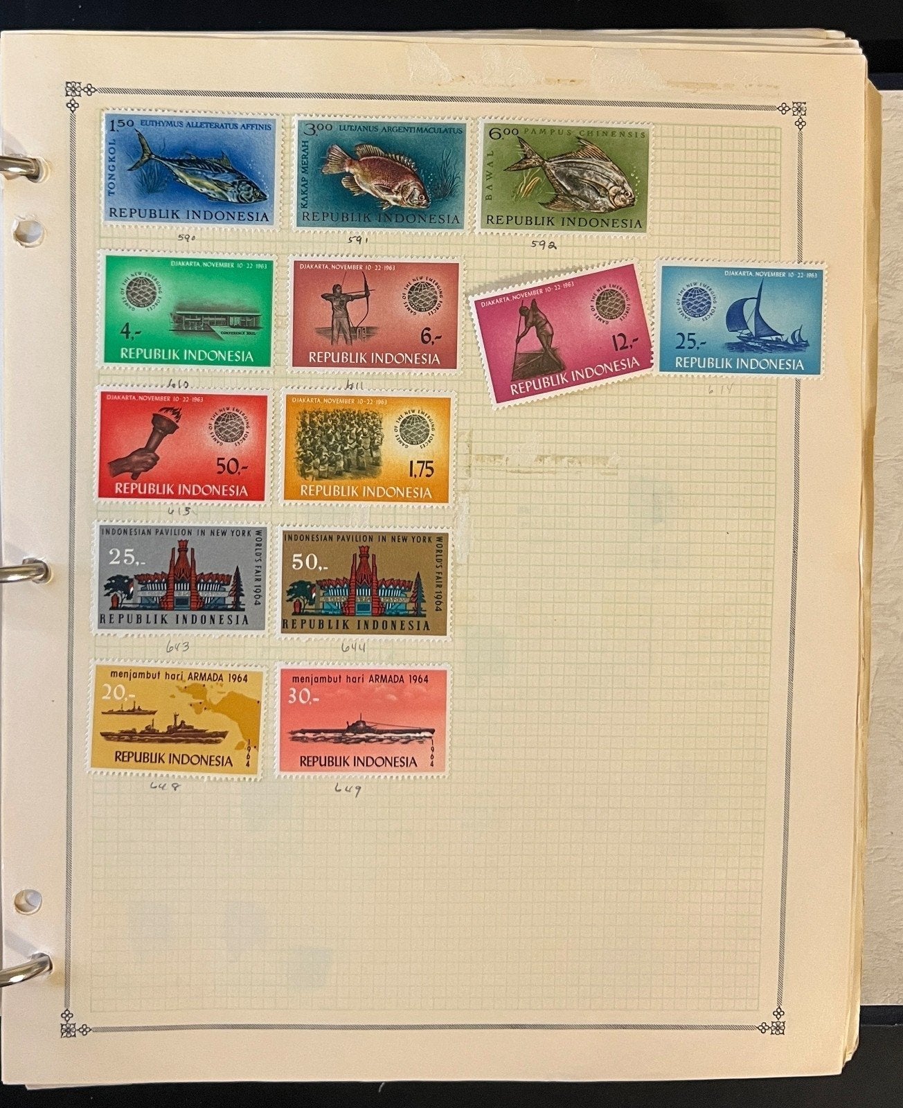 H to L Countries Stamp Collection Album Mint & Used ZAYIX
