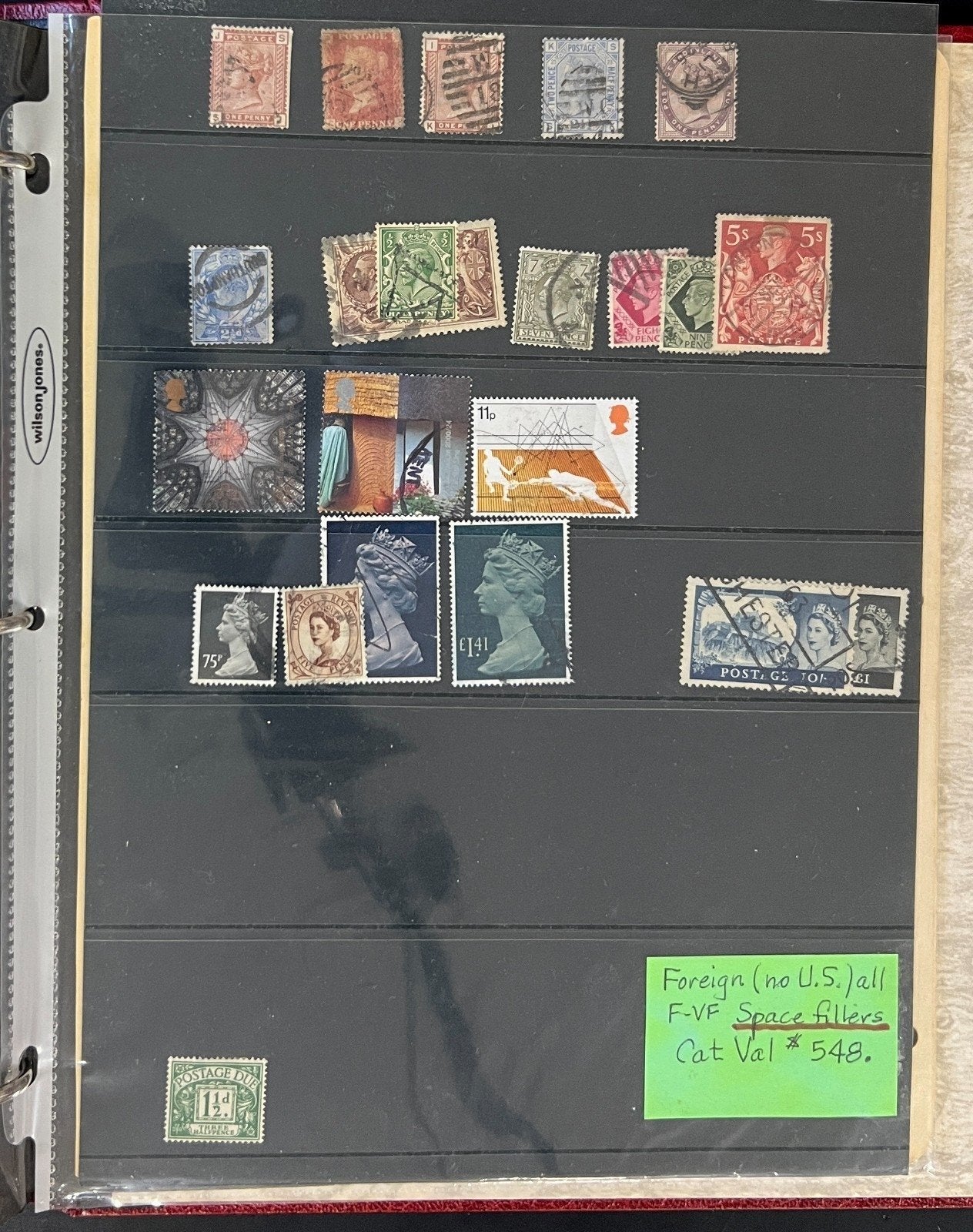 Machin & British Commonwealth Stamp Collection 2 Albums Mint & Used ZAYIX