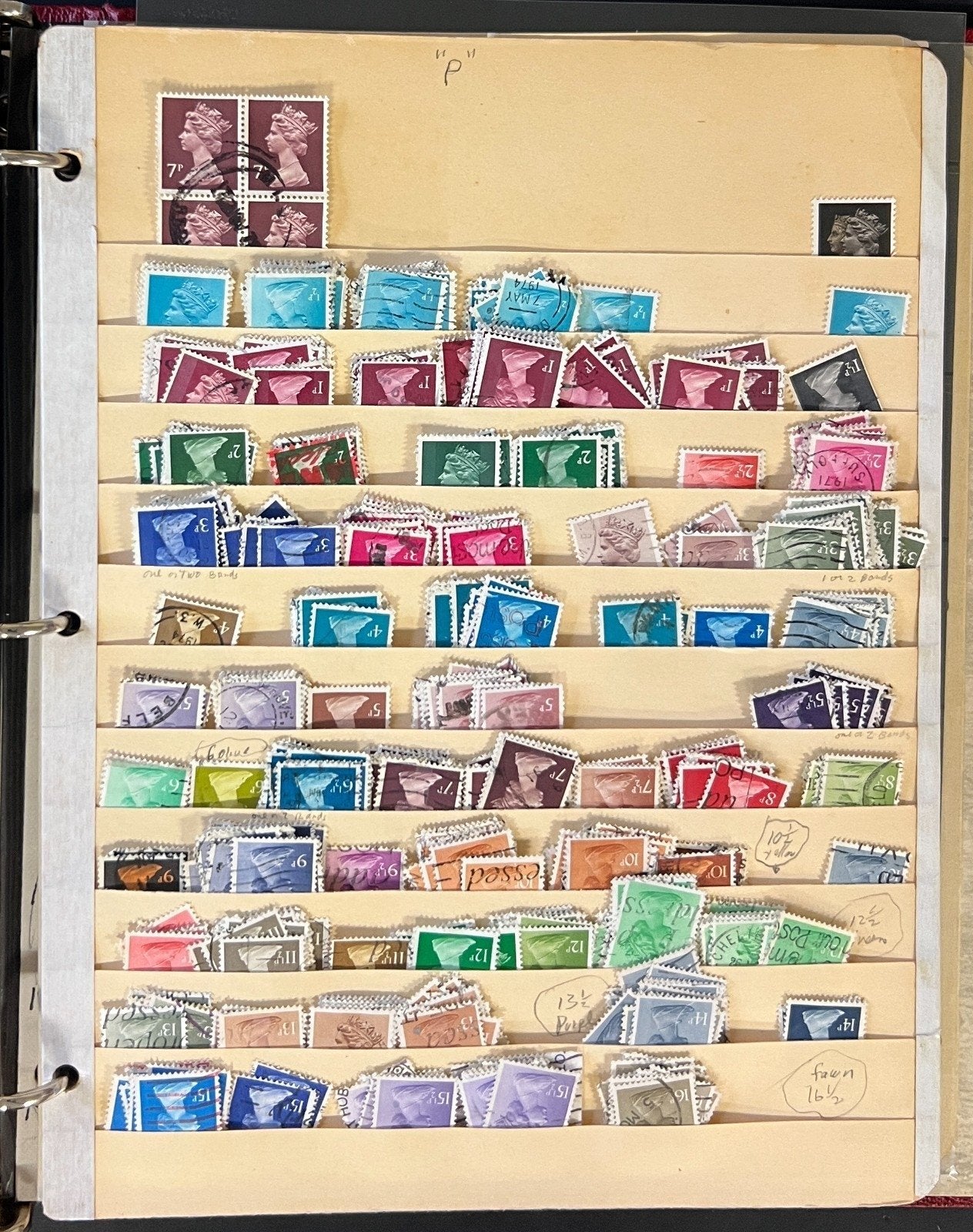Machin & British Commonwealth Stamp Collection 2 Albums Mint & Used ZAYIX