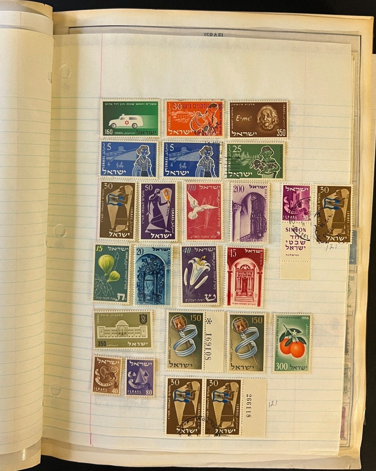 Israel & Czechoslovakia Stamp Collection Album Mint & Used ZAYIX
