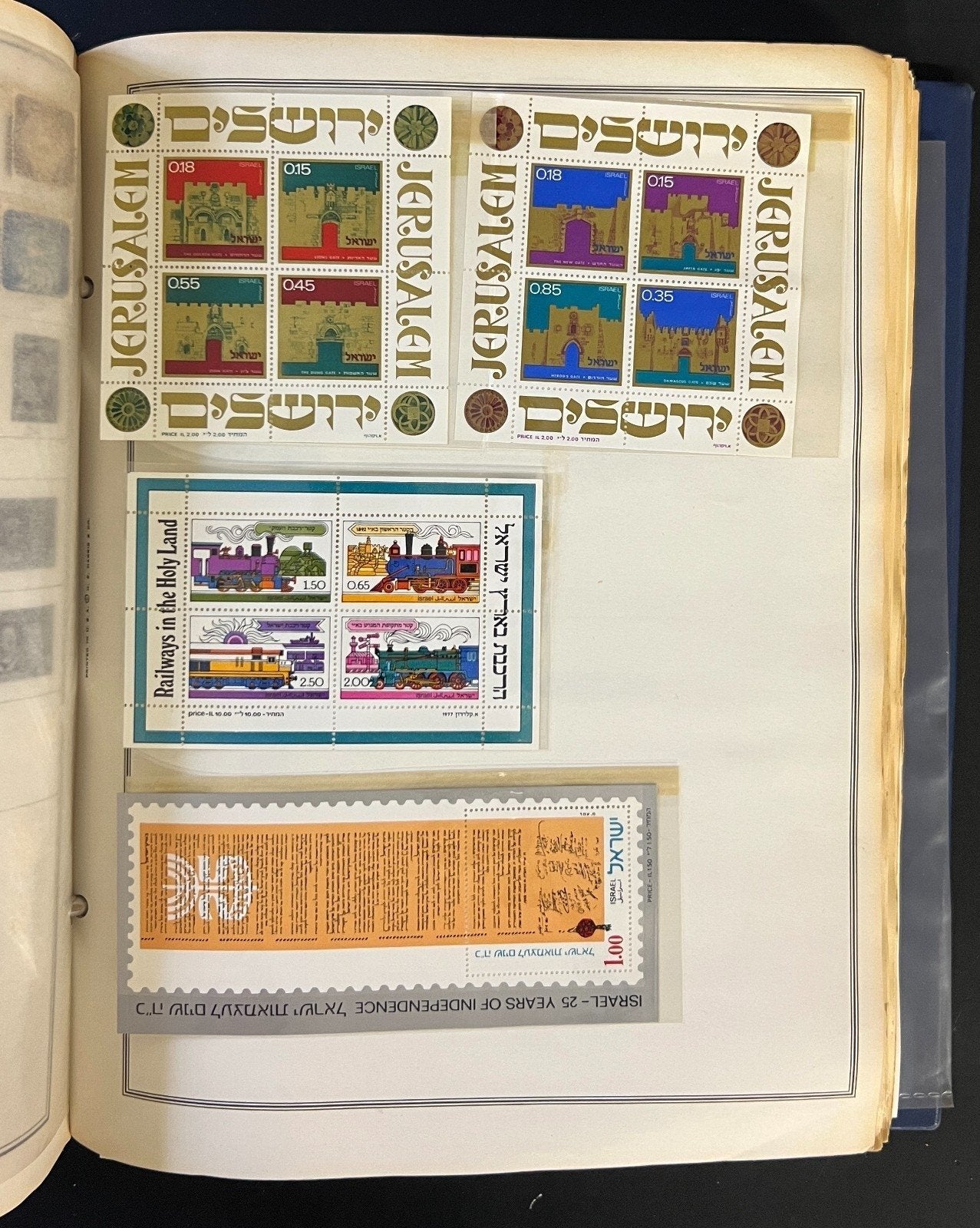 Israel & Czechoslovakia Stamp Collection Album Mint & Used ZAYIX