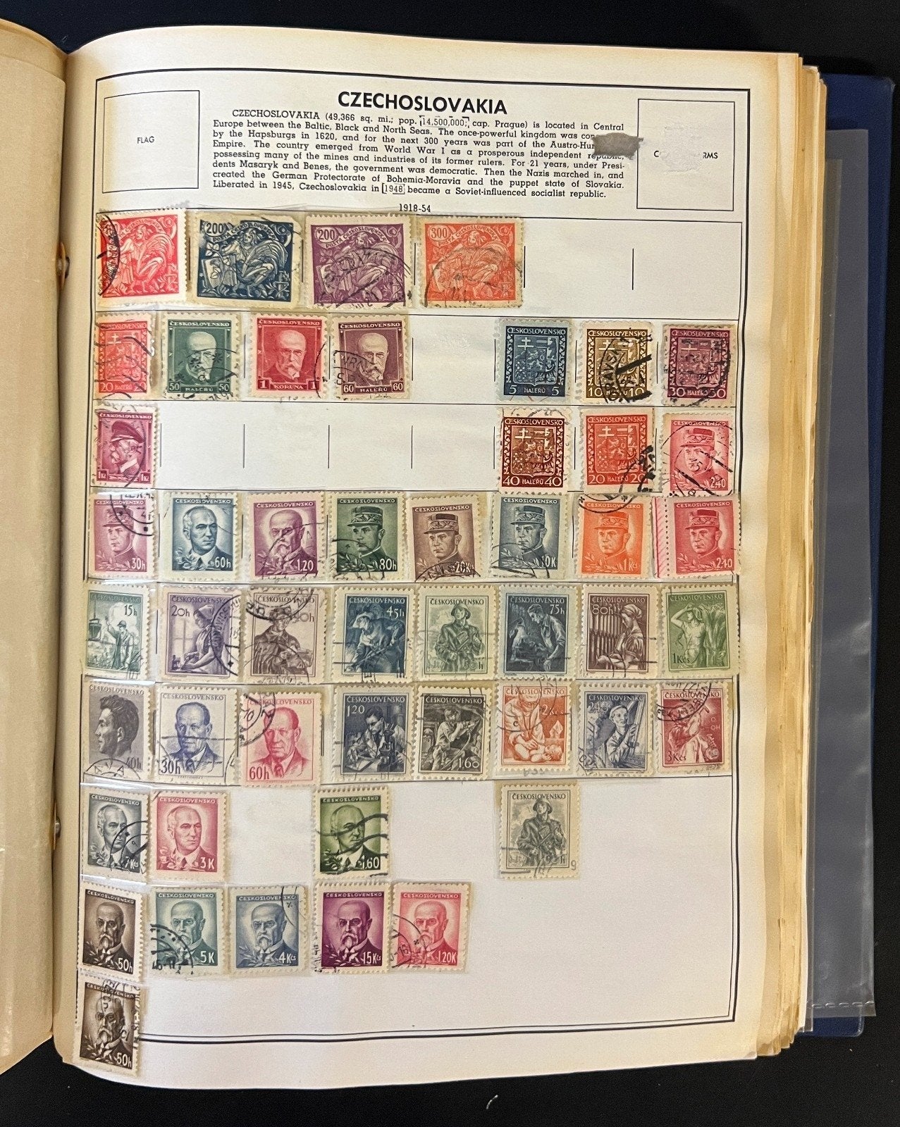 Israel & Czechoslovakia Stamp Collection Album Mint & Used ZAYIX