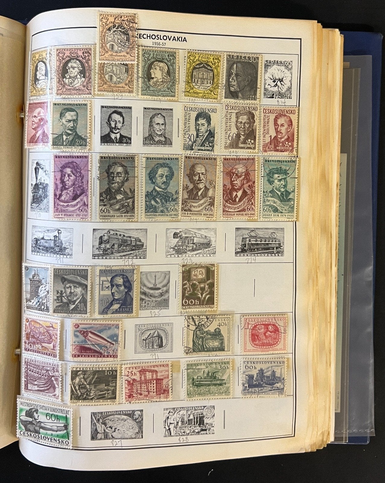 Israel & Czechoslovakia Stamp Collection Album Mint & Used ZAYIX