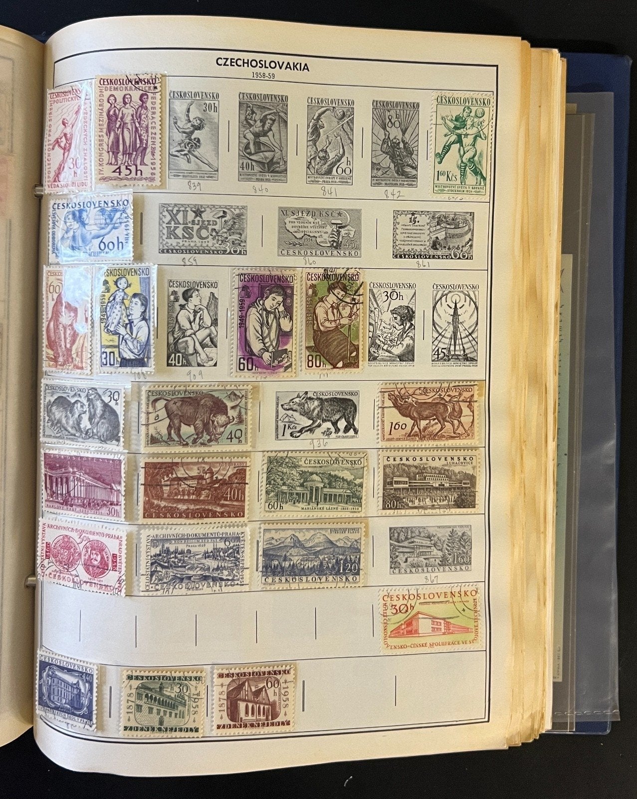 Israel & Czechoslovakia Stamp Collection Album Mint & Used ZAYIX