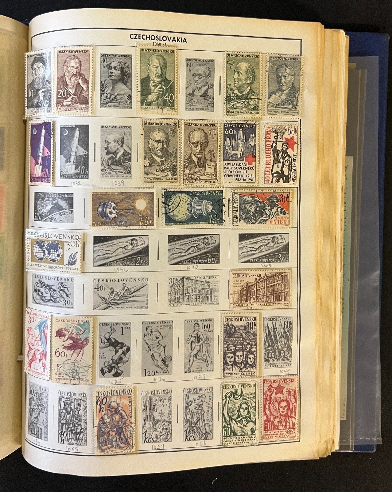Israel & Czechoslovakia Stamp Collection Album Mint & Used ZAYIX