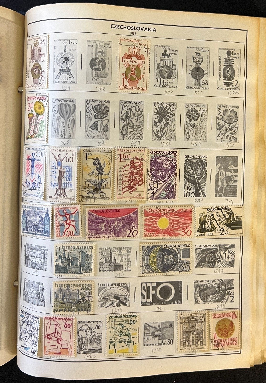 Israel & Czechoslovakia Stamp Collection Album Mint & Used ZAYIX