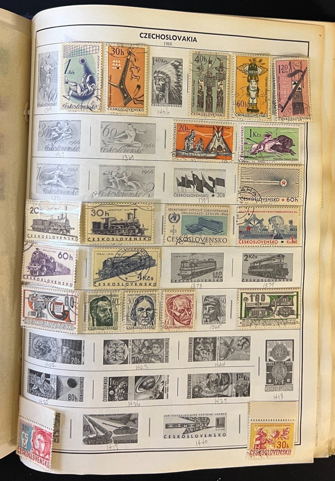 Israel & Czechoslovakia Stamp Collection Album Mint & Used ZAYIX