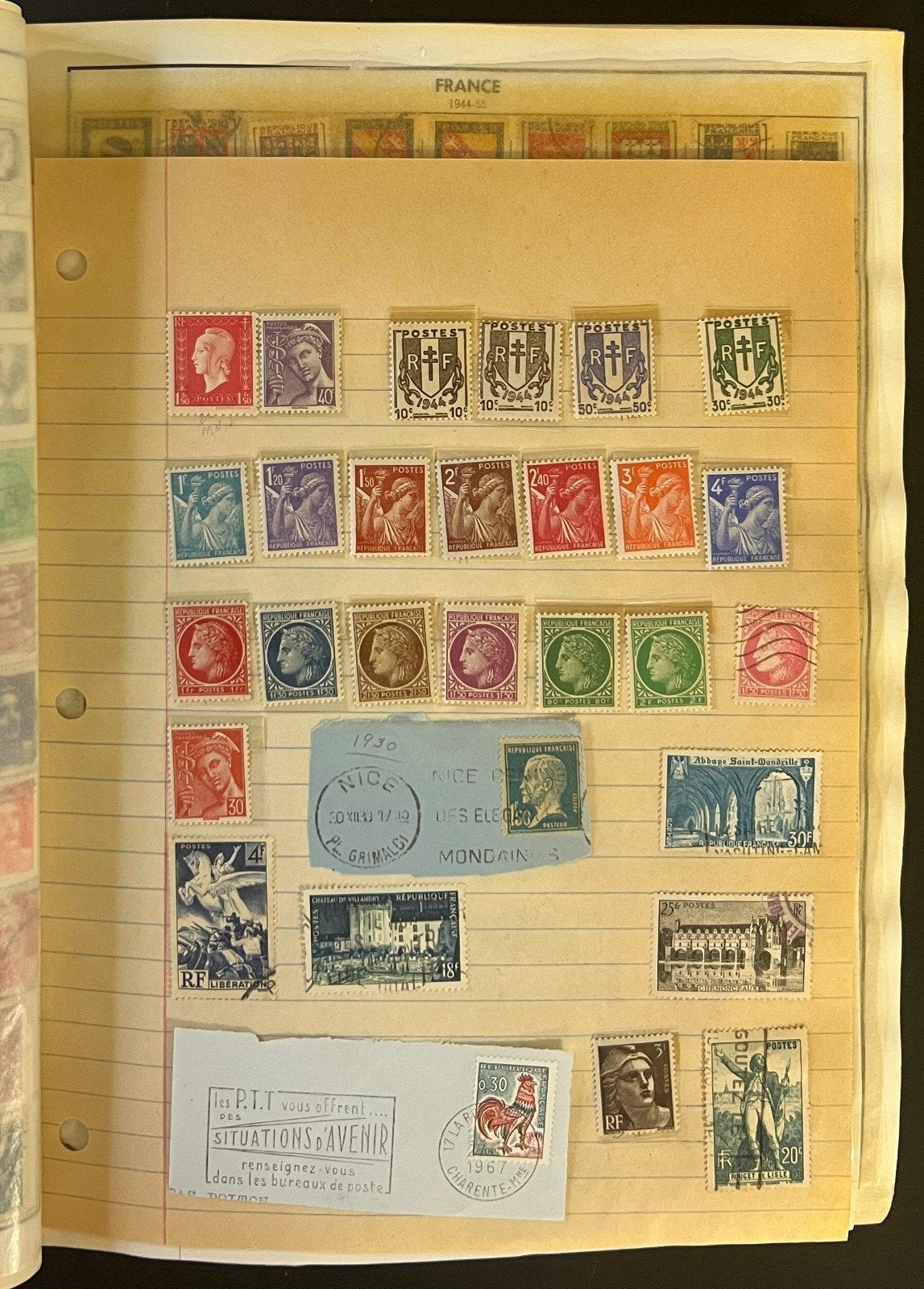 France & French Colonies Stamp Collection Album Mint & Used 1907-2001 ZAYIX