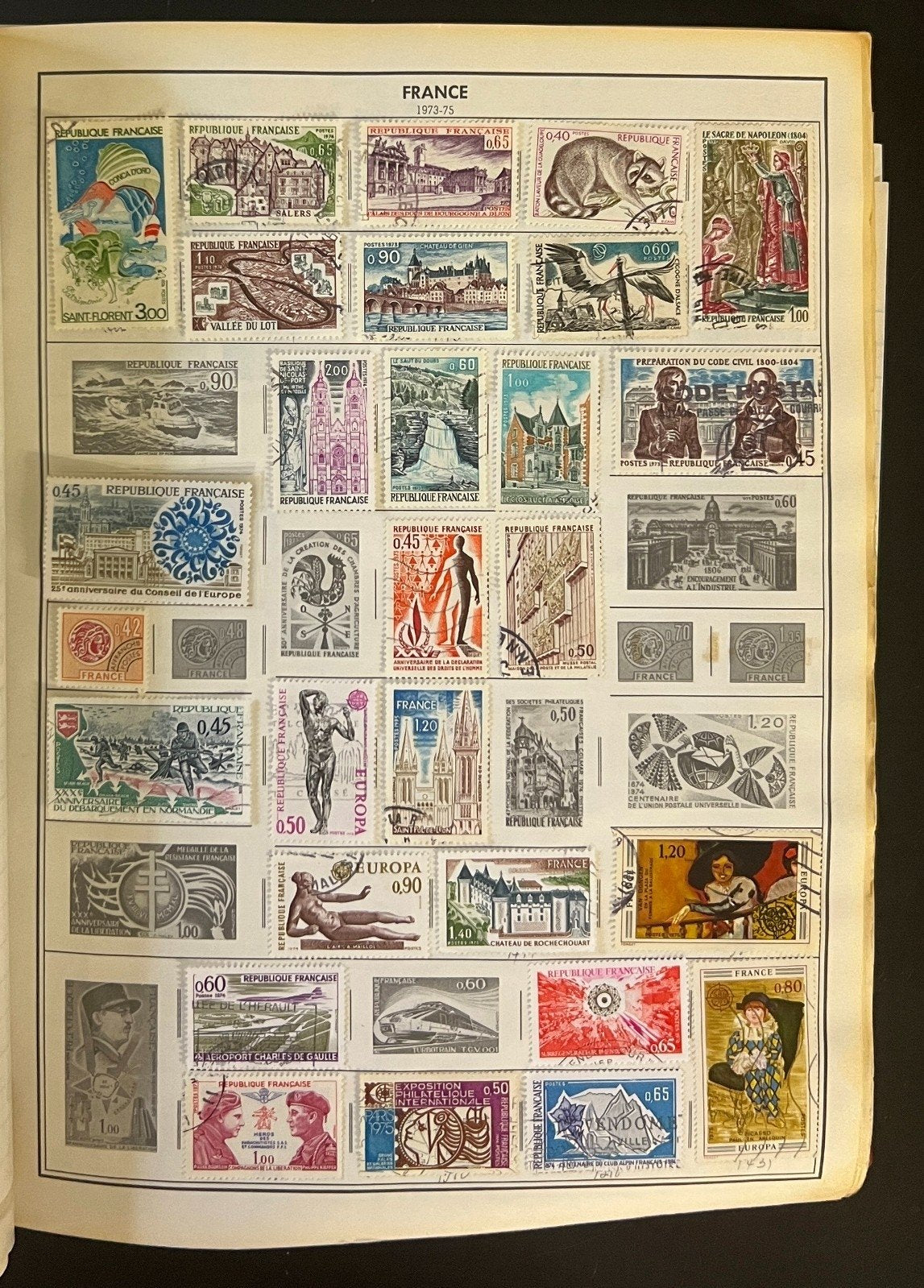 France & French Colonies Stamp Collection Album Mint & Used 1907-2001 ZAYIX
