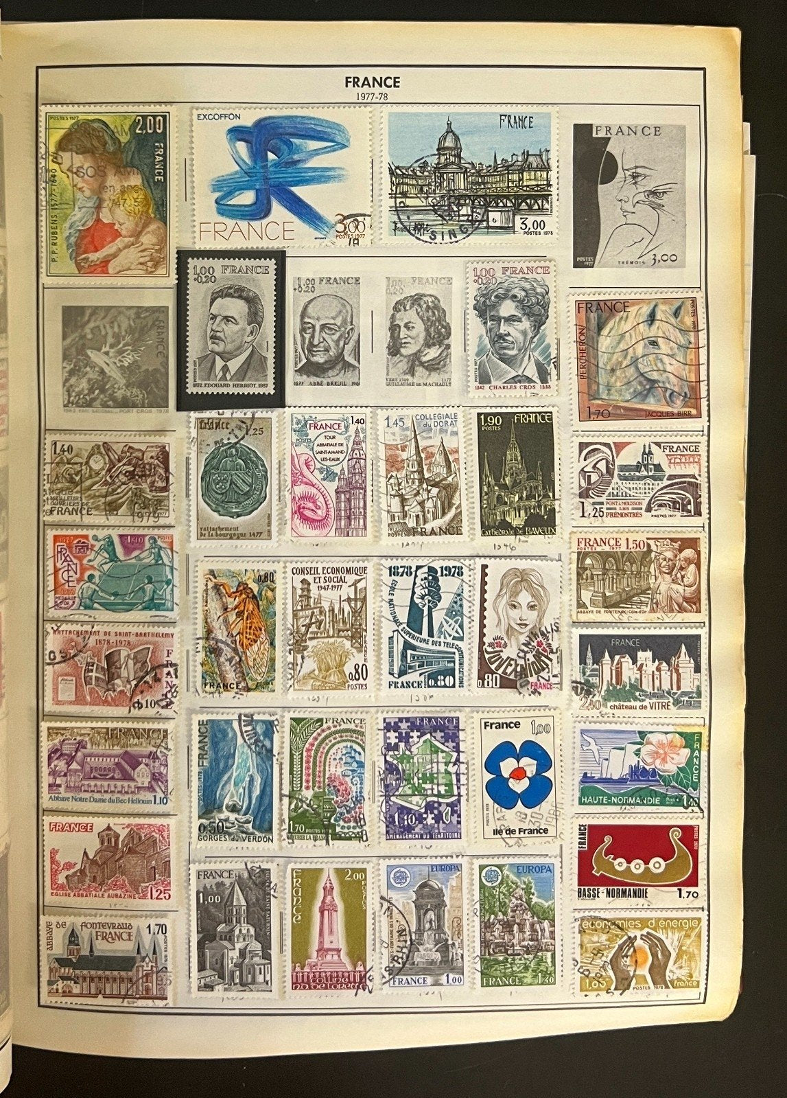 France & French Colonies Stamp Collection Album Mint & Used 1907-2001 ZAYIX