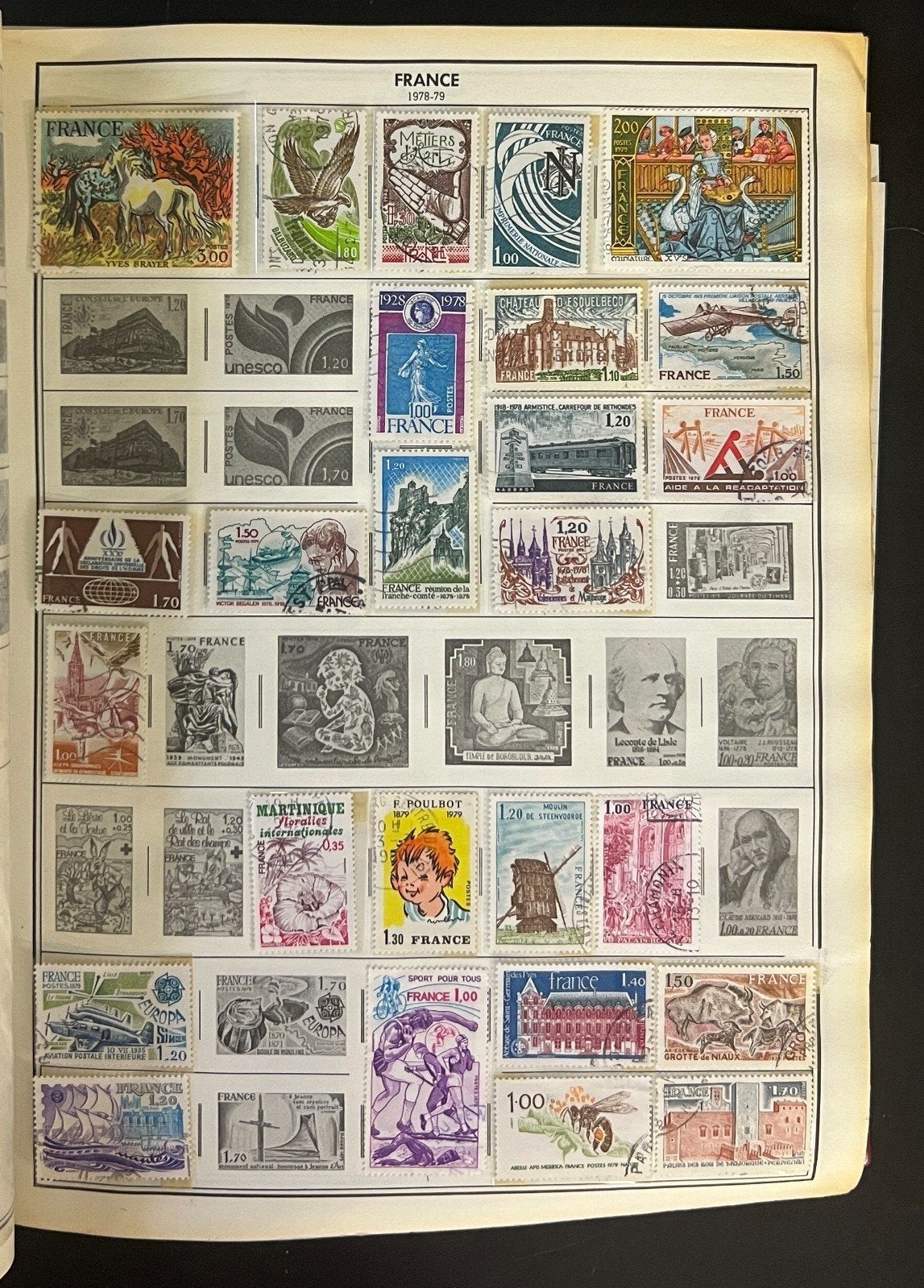 France & French Colonies Stamp Collection Album Mint & Used 1907-2001 ZAYIX