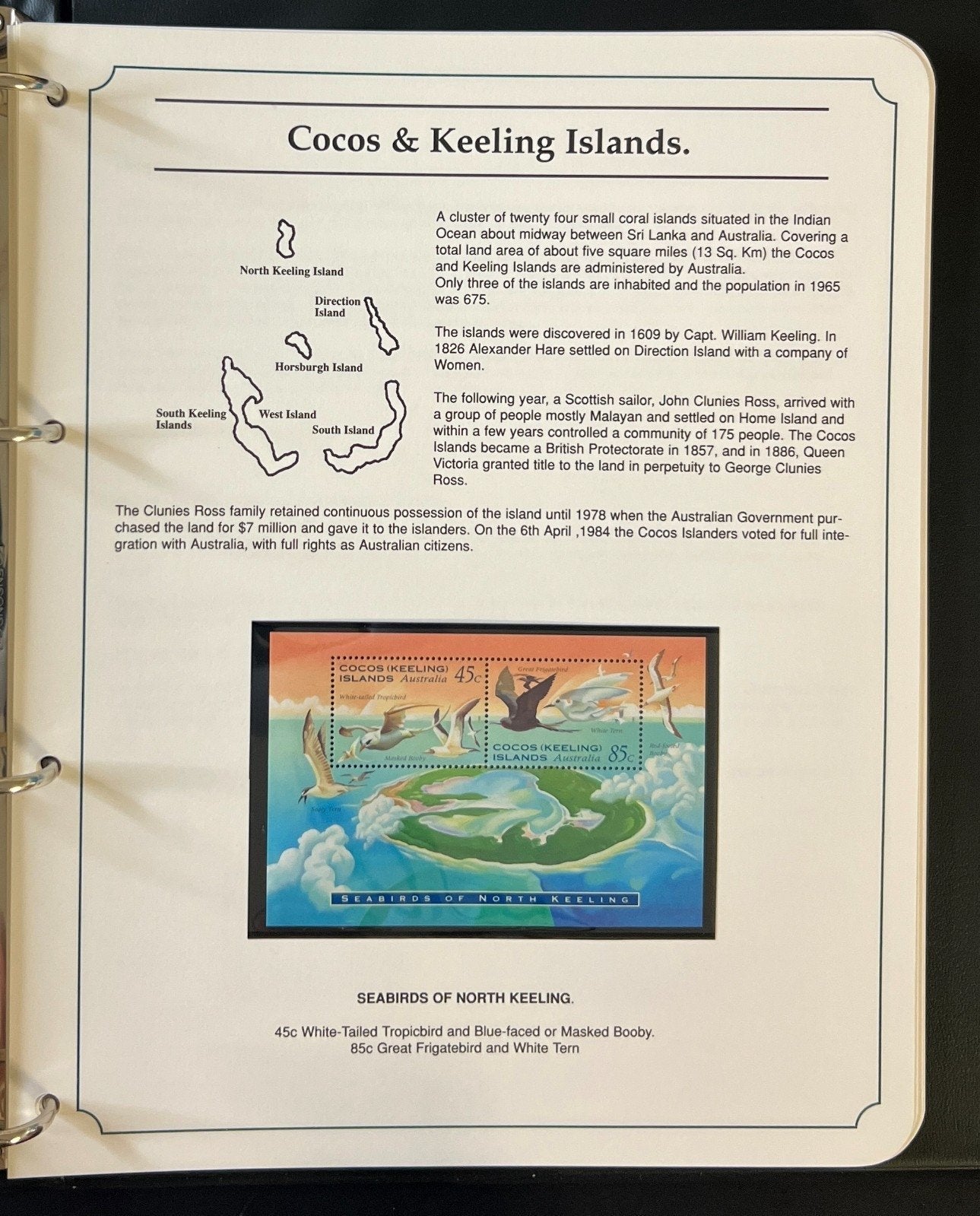 The Kingdom of Birds Stamp Collection 3 Volume Harris Albums MNH ZAYIX