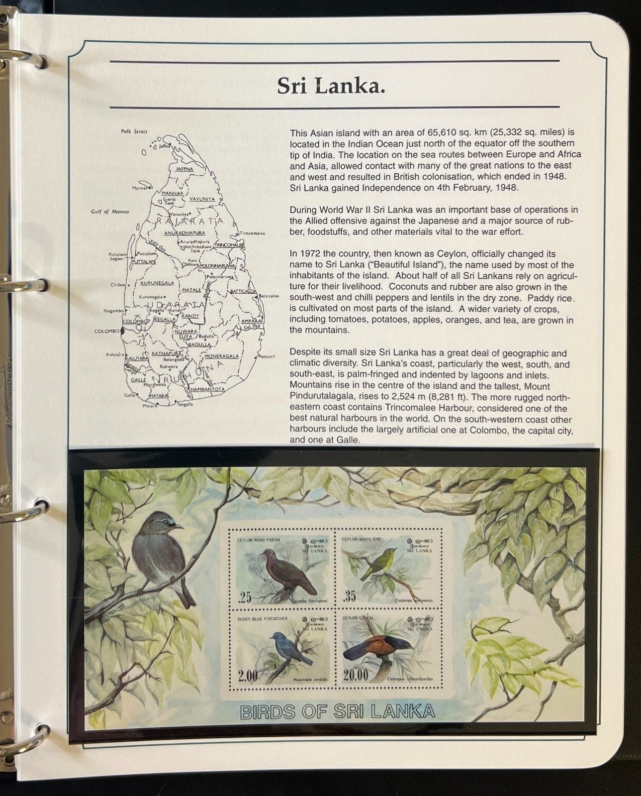 The Kingdom of Birds Stamp Collection 3 Volume Harris Albums MNH ZAYIX