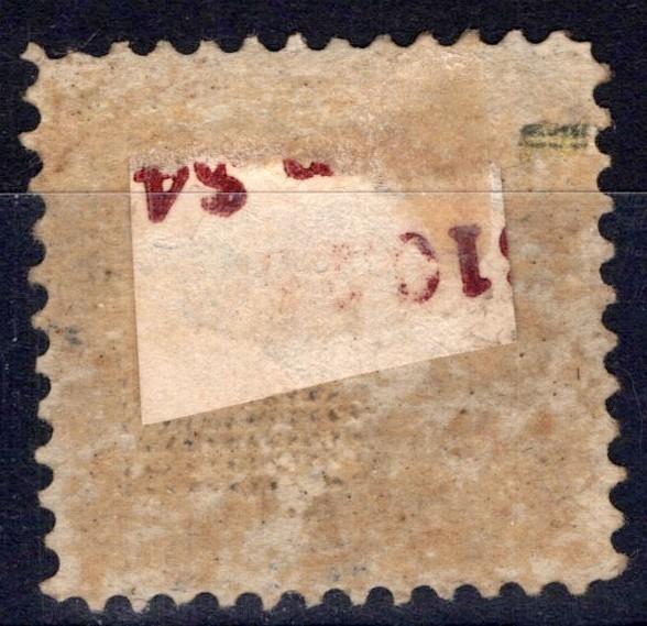 US 1869 3c Locomotive National Bank Note Hard Wove Paper Scott# 114 VG MH ZAYIX