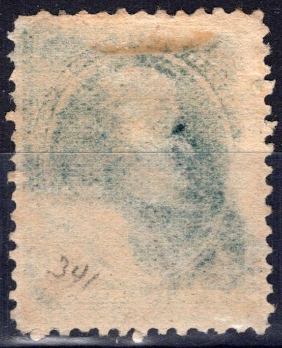 US 1883 4c blue green Jackson American Bank Note Co Scott# 211 Used VF ZAYIX