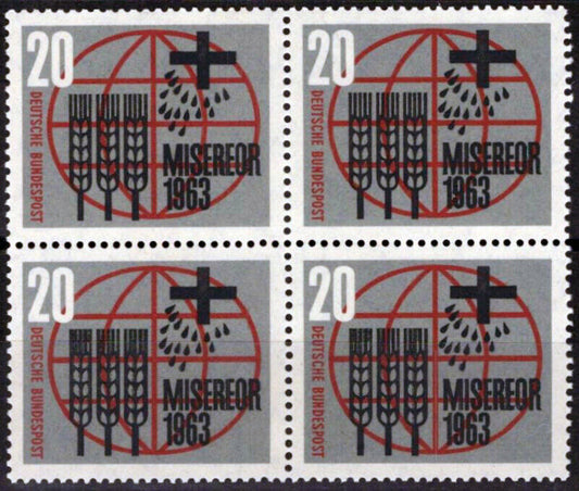 ZAYIX Germany 856 MNH Block German Catholic Campaign Against Hunger 042623S183