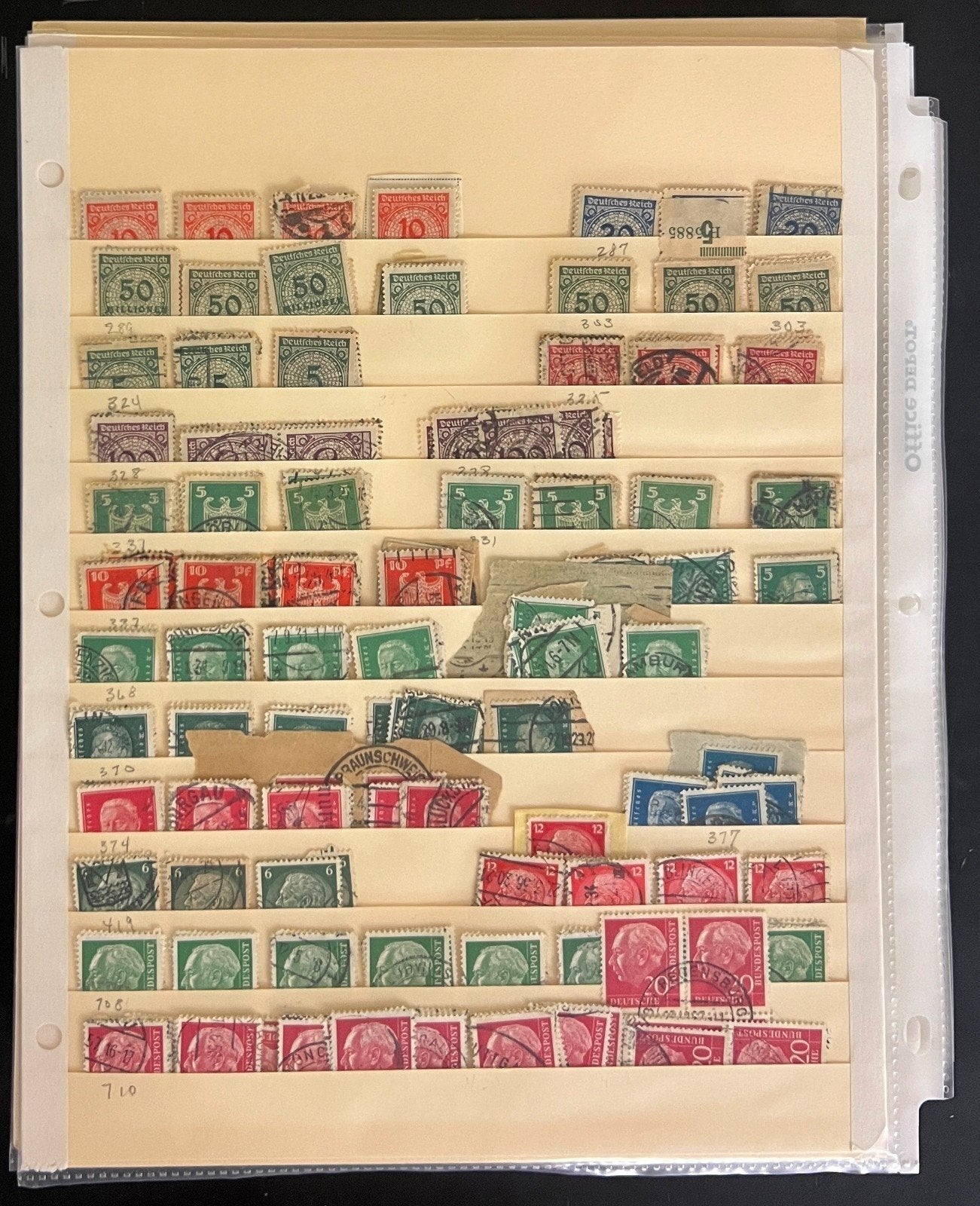 Germany & Bavaria Stamp Collection 39 Stock Pages Mint & Used ZAYIX