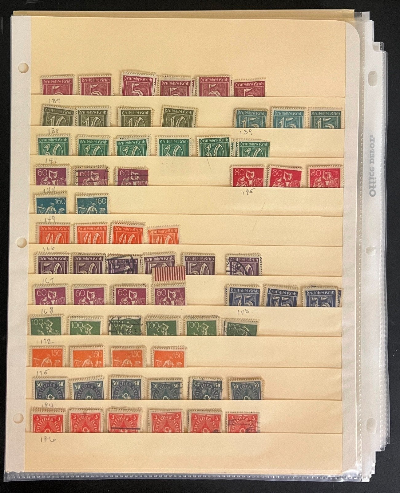 Germany & Bavaria Stamp Collection 39 Stock Pages Mint & Used ZAYIX