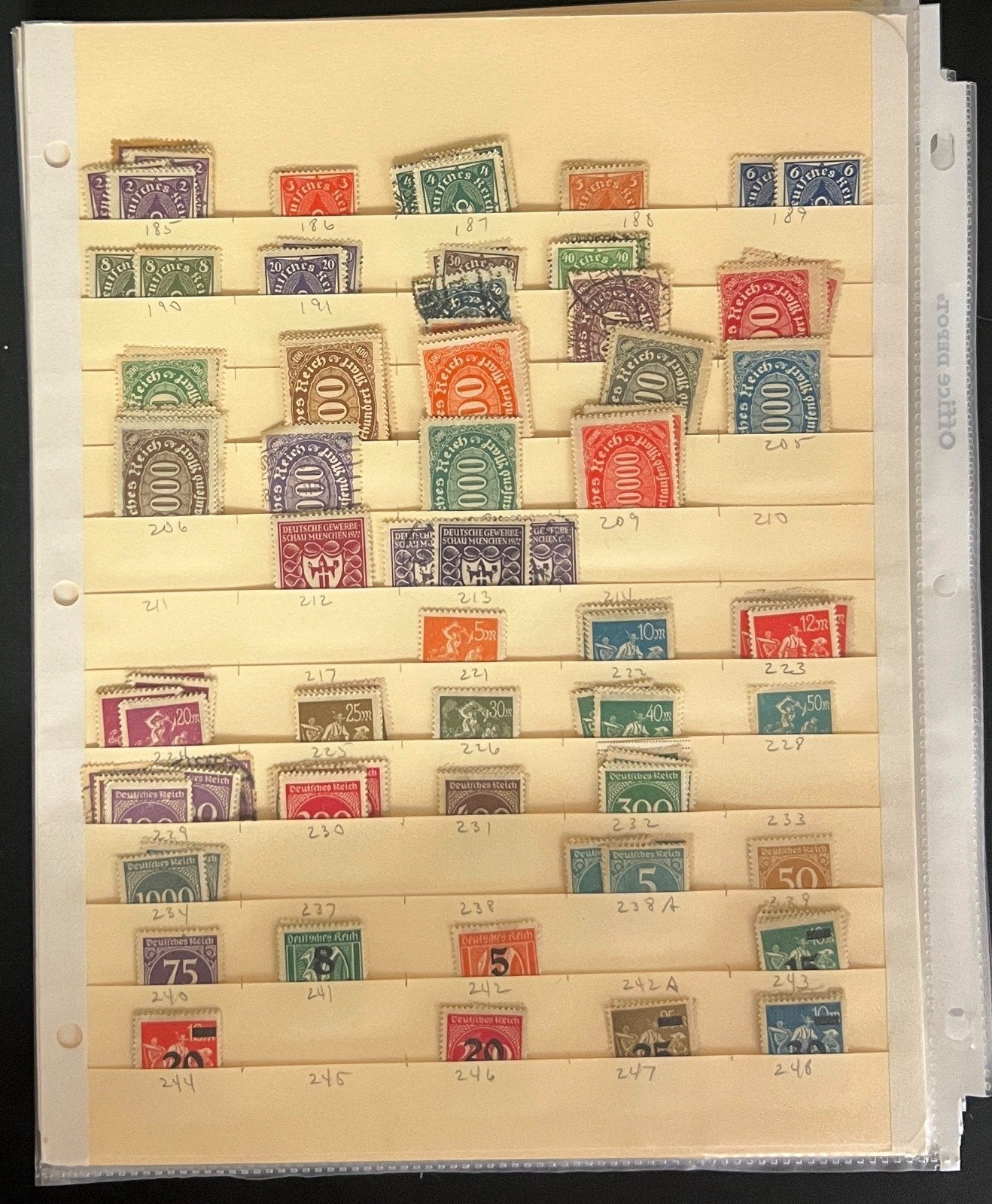 Germany & Bavaria Stamp Collection 39 Stock Pages Mint & Used ZAYIX