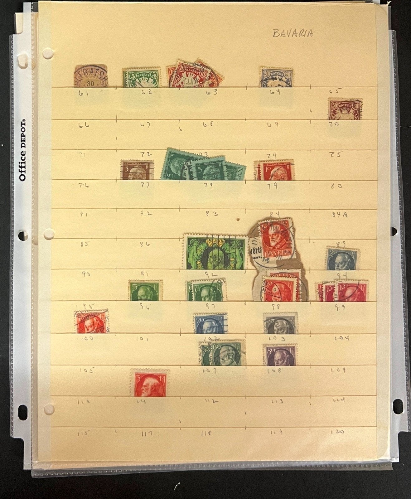 Germany & Bavaria Stamp Collection 39 Stock Pages Mint & Used ZAYIX