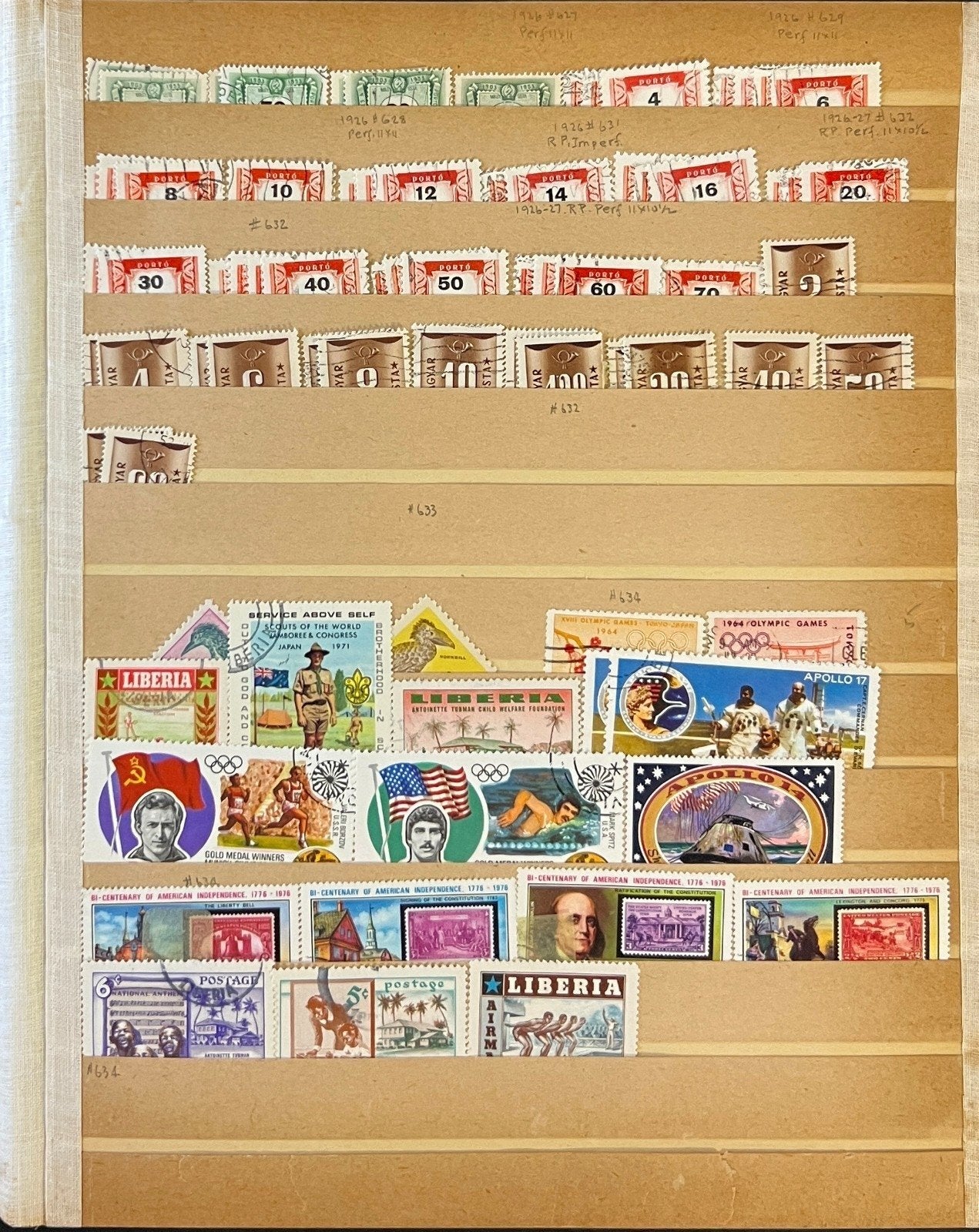 World Wide Stamp Collection On 15 Stock Pages Mint & Used ZAYIX