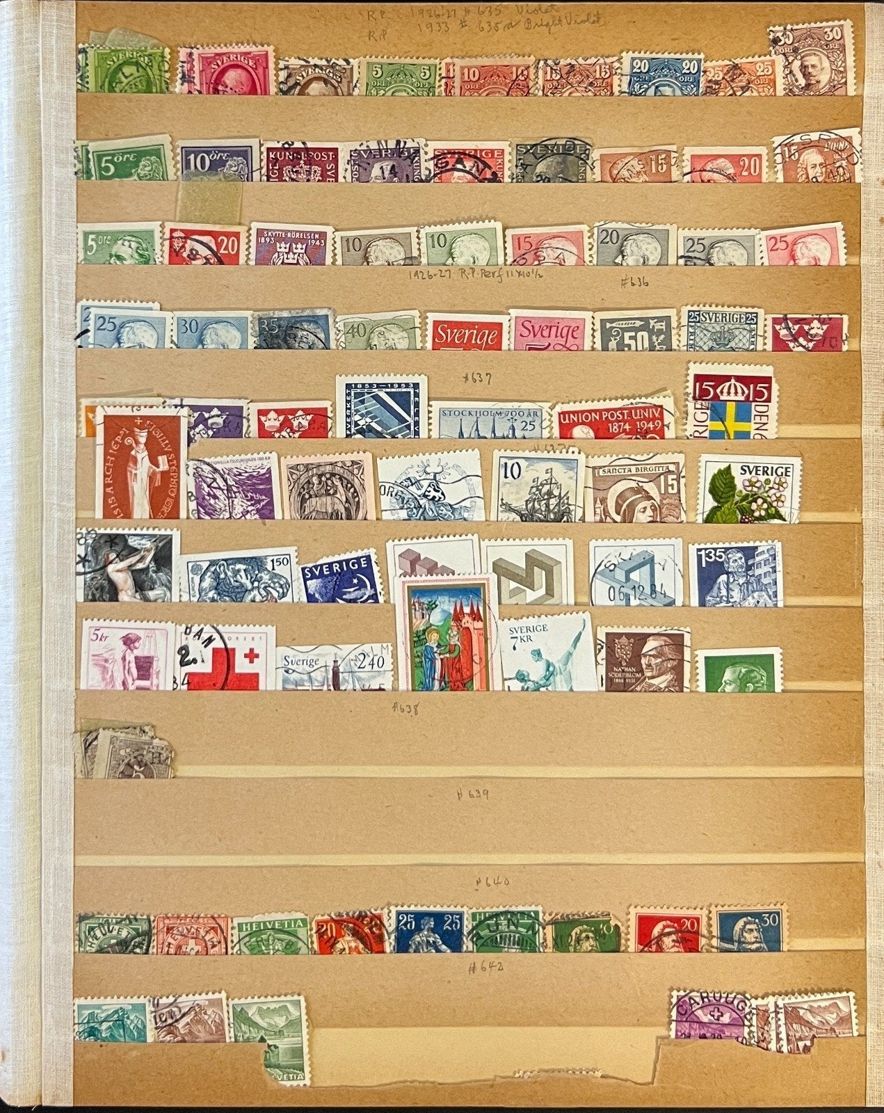 World Wide Stamp Collection On 15 Stock Pages Mint & Used ZAYIX