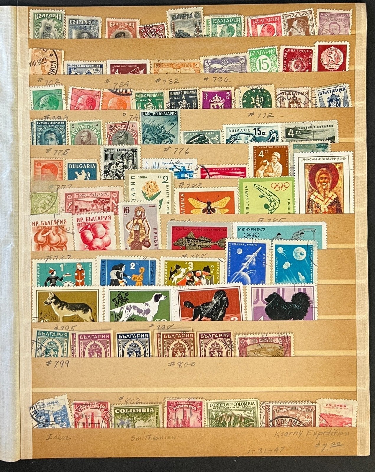 World Wide Stamp Collection On 15 Stock Pages Mint & Used ZAYIX