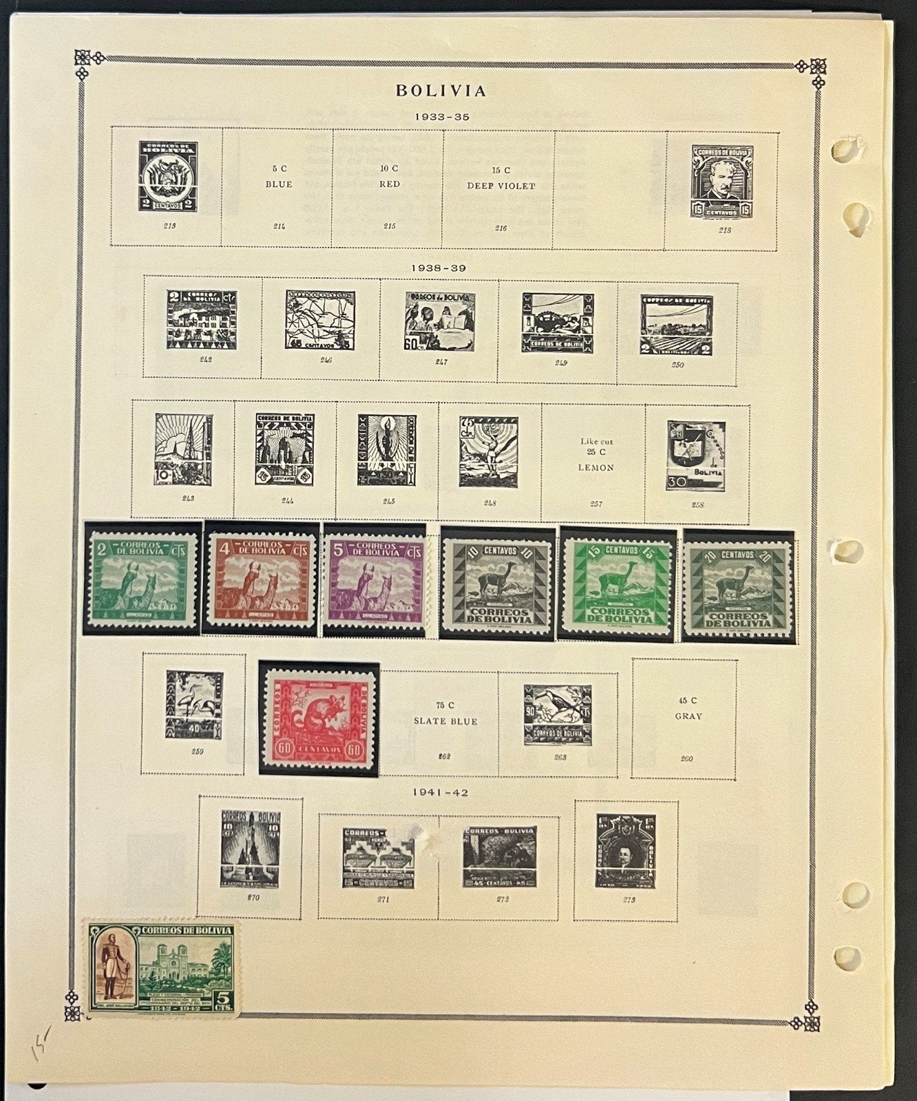 World Wide Stamp Collection On 15 Stock Pages Mint & Used ZAYIX