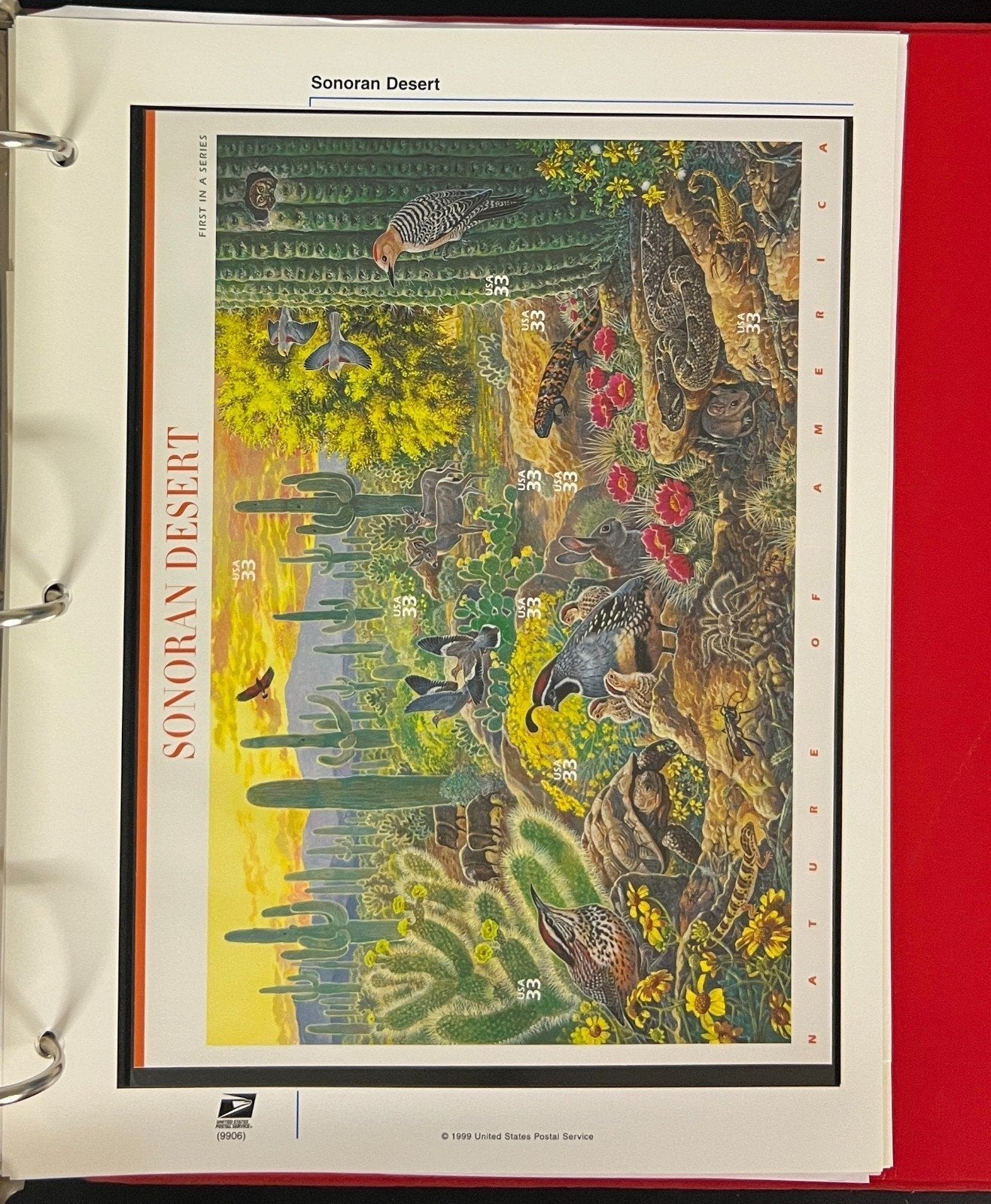 U.S. Stamp Collection 3 Commemorative Stamp Club Albums MNH 1987-2001 ZAYIX