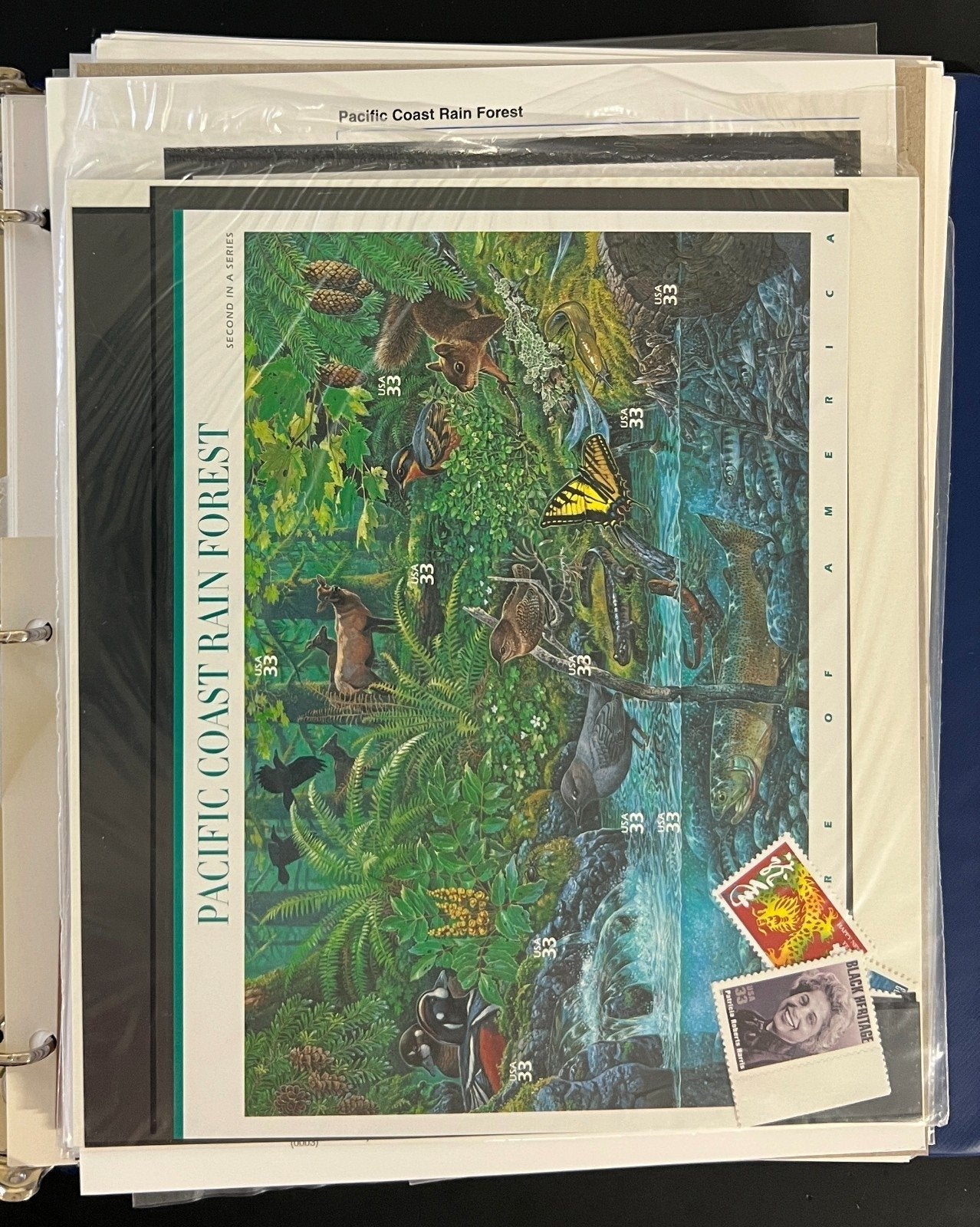 U.S. Stamp Collection 3 Commemorative Stamp Club Albums MNH 1987-2001 ZAYIX
