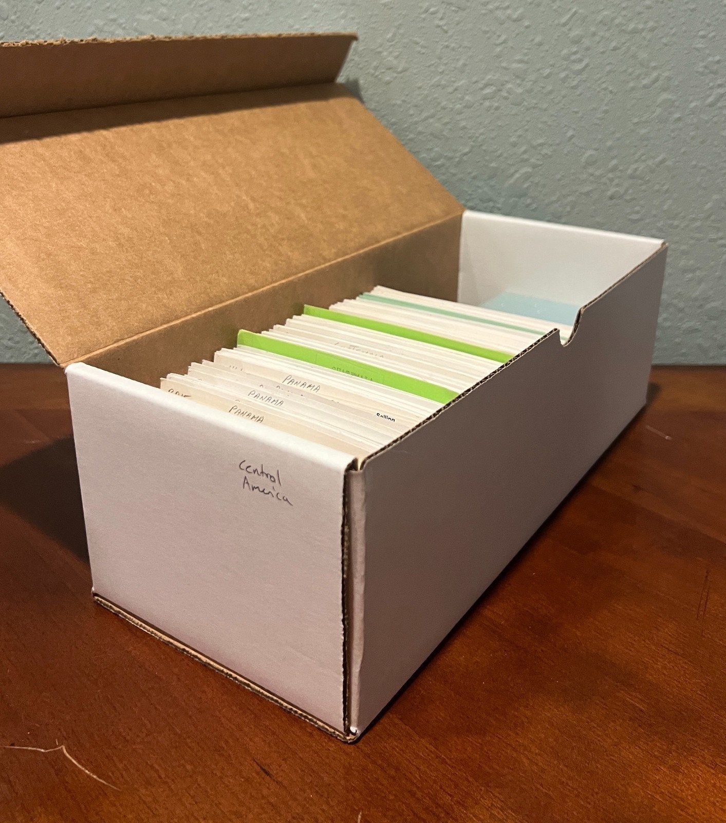 Guatemala Honduras Panama Stamp Collection On Hundreds of Dealer Cards ZAYIX