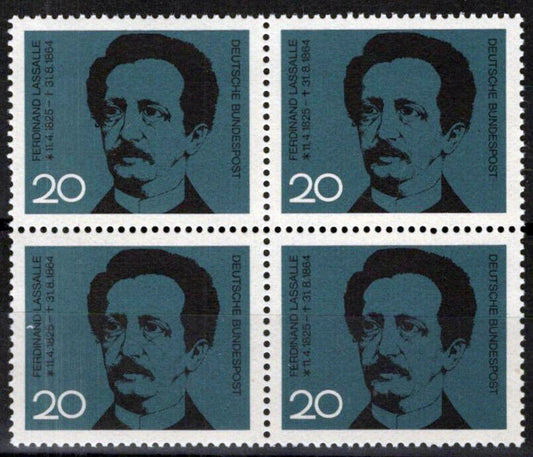 ZAYIX Germany 895 MNH Block Ferdinand Lasalle German Labor Movement 051023S05