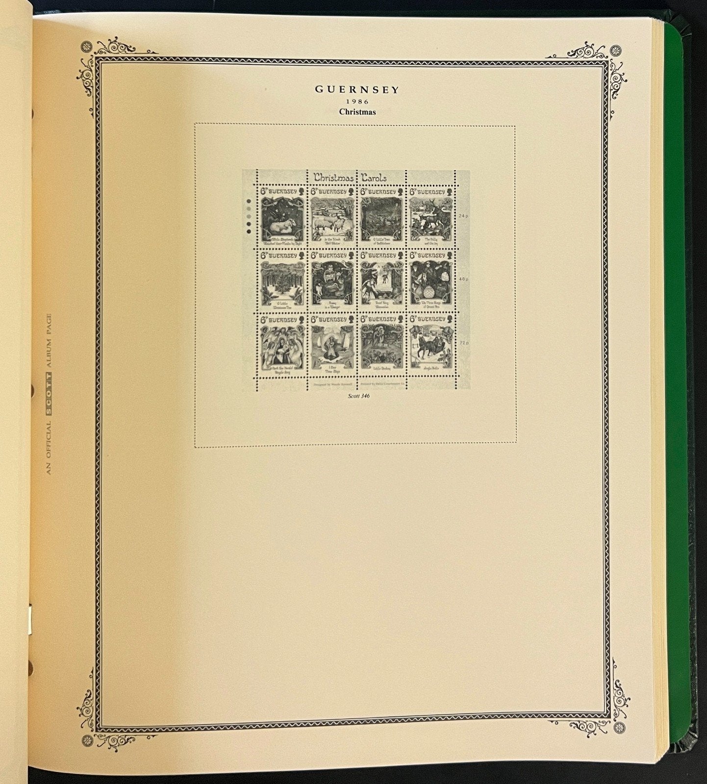 Guernsey & Alderney Scott Specialty Stamp Album 2-Post Binder 1941-1998 ZAYIX