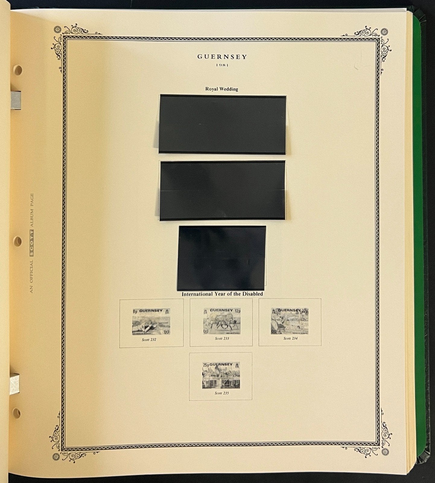 Guernsey & Alderney Scott Specialty Stamp Album 2-Post Binder 1941-1998 ZAYIX